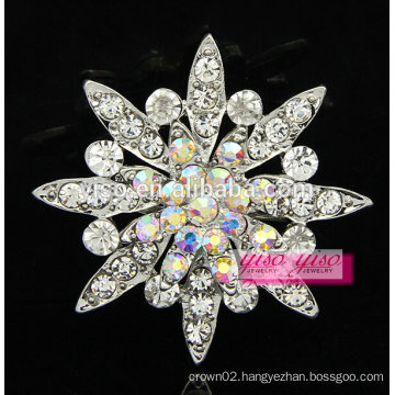 personality rhinestone alloy flower brooch